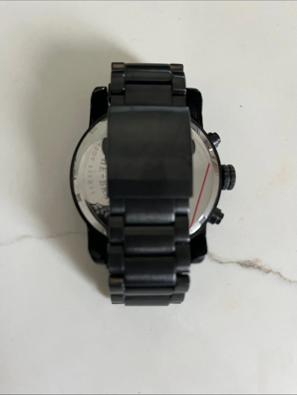 Diesel Black Men's Chronograph Watch with Bold Numerals